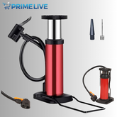 Heavy-Duty High-Pressure Foot Air Pump – Compact Manual Inflator for Bicycle, Car Tires, Balls & Inflatable Toys (No Gauge, Random Color)