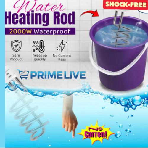 Stainless Steel Shockproof Electric Heater Rod for Daily Use 2000W   ( روز استعمال کے لیے محفوظ اسٹیل کا بجلی سے چلنے والا ہیٹر راڈ )